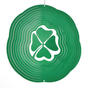 Kleeblatt Glück Windspinner