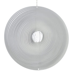 Runder Windspinner mit Kristallprisma – Sonnenfänger