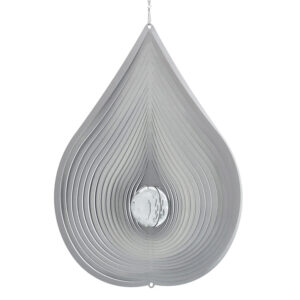 Birnen-Windspinner mit Kristallprisma – Sonnenfänger