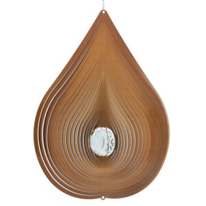 Birnen-Windspinner mit Kristallprisma – Sonnenfänger