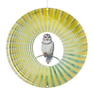 Eule Windspinner Mehrfarbig