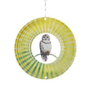 Eule Windspinner Mehrfarbig