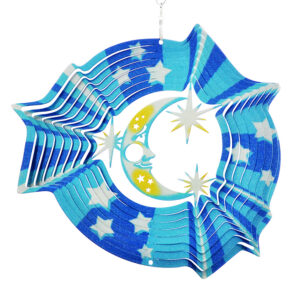 Mond Windspinner Mehrfarbig