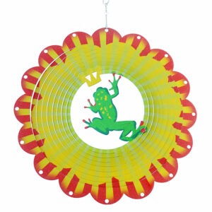 Frosch Wind Spinner Mehrfarbig