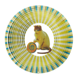 Katze Windspinner Mehrfarbig