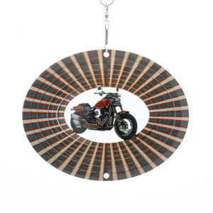 Motorrad Windspinner Mehrfarbig