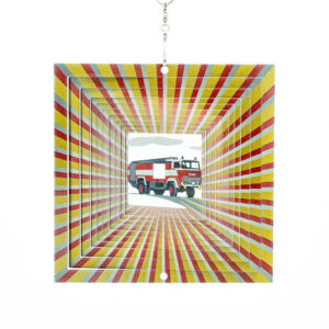 Feuerwehrwagen Windspinner Mehrfarbig