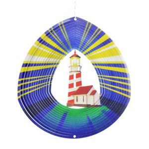 Leuchtturm Windspinner Mehrfarbig