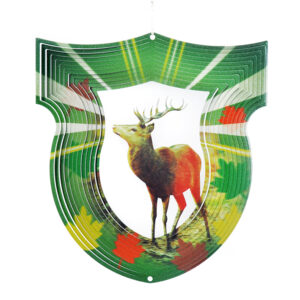 Hirsch Wind Spinner Mehrfarbig