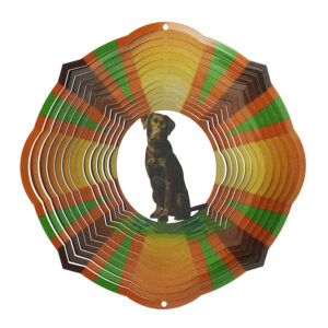Hund Labrador Retriever Windspinner Mehrfarbig