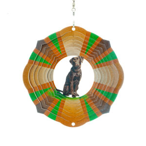 Hund Labrador Retriever Windspinner Mehrfarbig