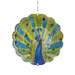 Pfau Windspinner Mehrfarbig