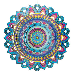 Mandala Oriental Windspinner Mehrfarbig