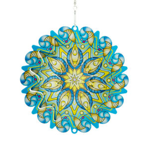 Mandala Stern Windspinner Mehrfarbig