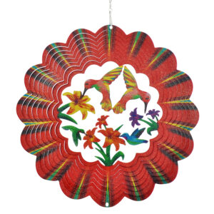 Kolibri 3D Wind Spinner Mehrfarbig