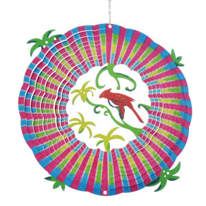 Papageienvogel 3D Windspinner mehrfarbig