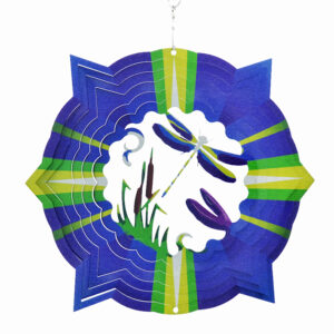 Libellen 3D Windspinner Mehrfarbig