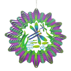 Libellen 3D Wind Spinner Mehrfarbig