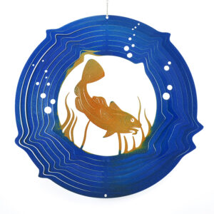 3D-Fisch Wind Spinner Mehrfarbig