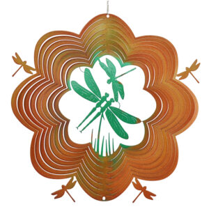 Libellen 3D Windspinner Mehrfarbig
