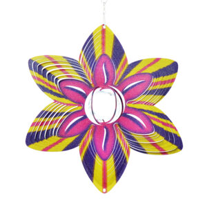 Blumen-Windspiel mit mehrfarbigem Kristall-Prisma-Sonnenfänger