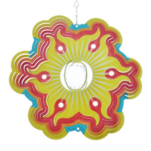 Sonnen-Windspiel Mehrfarbig mit Kristall-Sonnenfänger