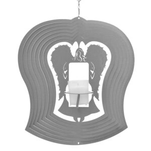 Engel-Laternen-Windspiel + Kerze